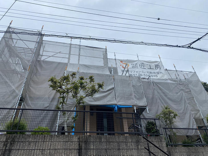 塗装の全工程の工事が終わり、検査が終われば完成です。【大津湖西店】築山・山本梨生