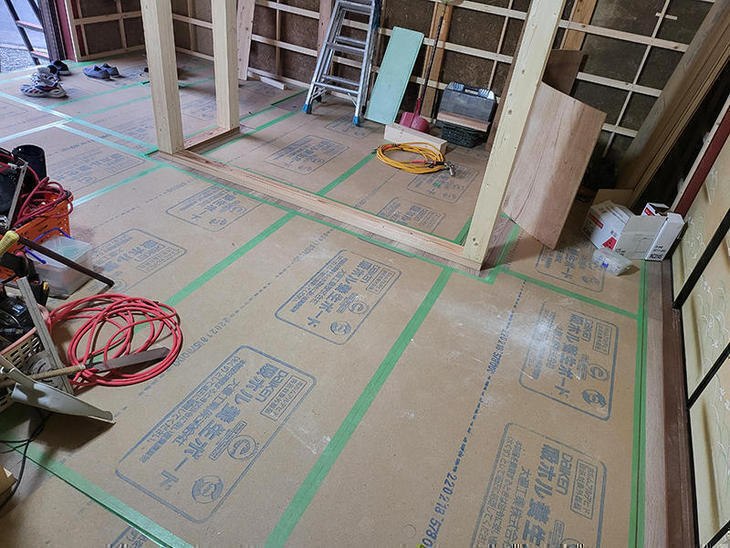 フロアを張りました【野洲店】中村