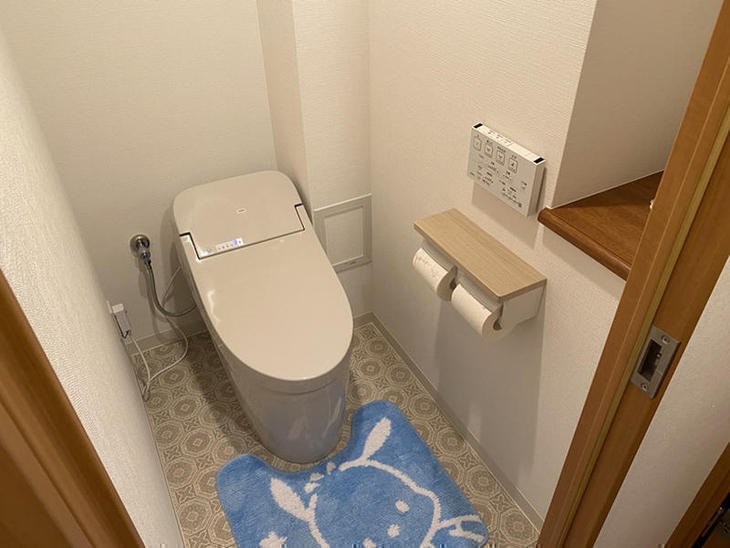 トイレを交換しました！【TOTO　GG】です。トイレの交換の際に、クロスやクッションフロアなども新しくしました！【大津湖西店】山本雅大