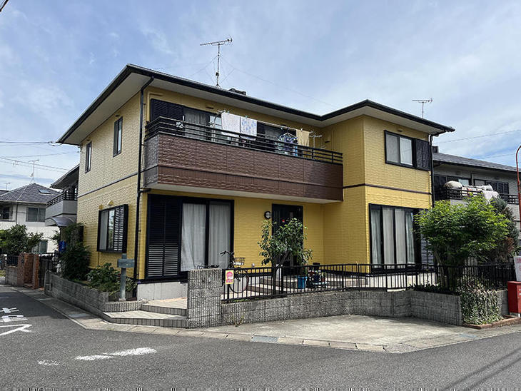 黄色の外壁塗装。良い仕上がりになりました！【草津栗東店】中出