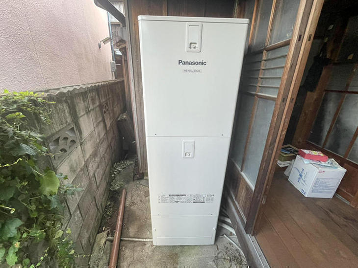 エコキュート交換しました。パナソニックにエコキュートです！【水口店】越田