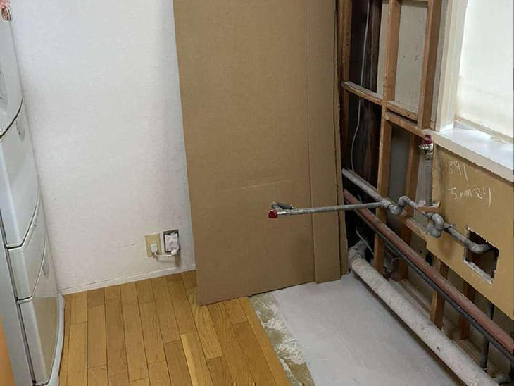 キッチンを解体しました！ これから設備配管や電気配線を新しくしていきます。【草津栗東店】田代