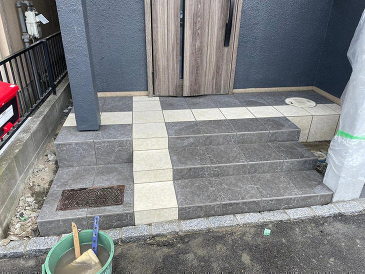 玄関アプローチが完成致しました！次はコンクリートを打っていきます！【草津栗東店】保木