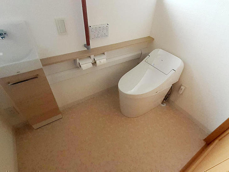 GGワンデーリモデルを設置しました。内装も新しくして明るいトイレになりました！【水口店】太田