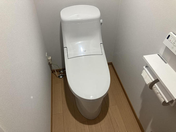 【リクシル　匠工房オリジナル】を取付ました。トイレがすっきり！これで快適♪ 【野洲店】西嶋