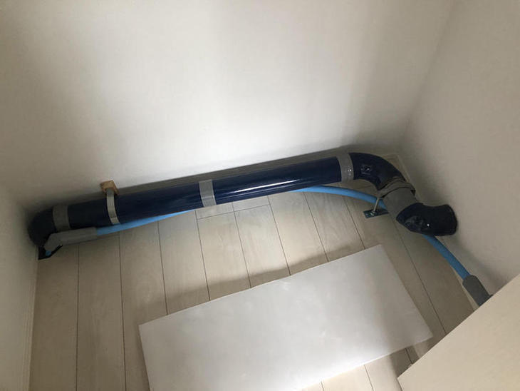 2階にトイレを設置に伴う給水・排水を設置しました！【湖東湖北店】山中和樹