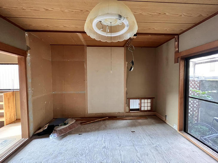 和室を解体しました。【水口店】藤井