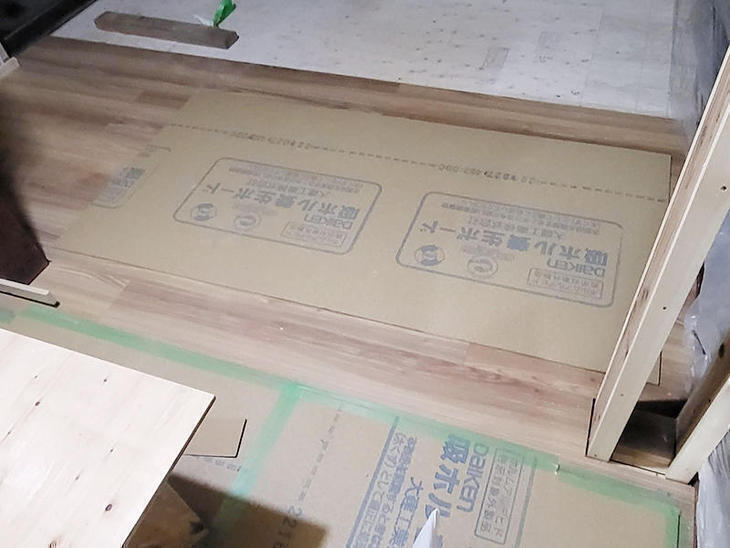 フロアを貼りました【野洲店】中村