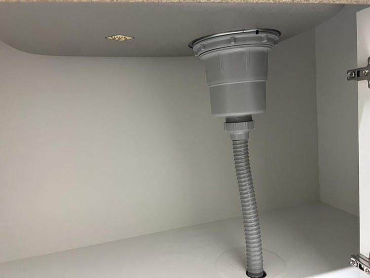 キッチンの排水を交換致しました！水漏れもなくなって、よかったです！【草津栗東店】保木