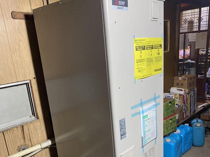 壊れたエコキュートを交換しました！【湖東湖北店】有本