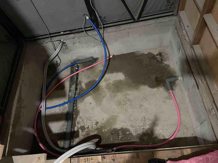 既存のお風呂を解体し、配管の工事を行いました！【瀬田店】田代・村尾