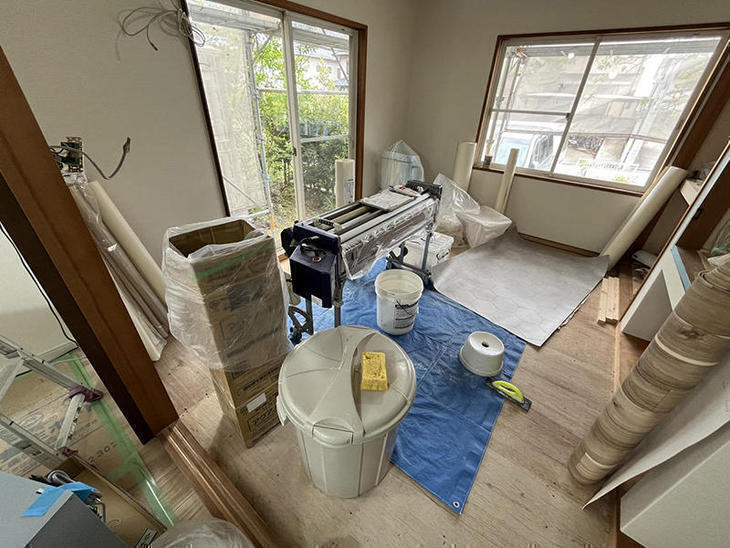 クロスにノリを貼る為の機械になります。【水口店】亀田・朝山