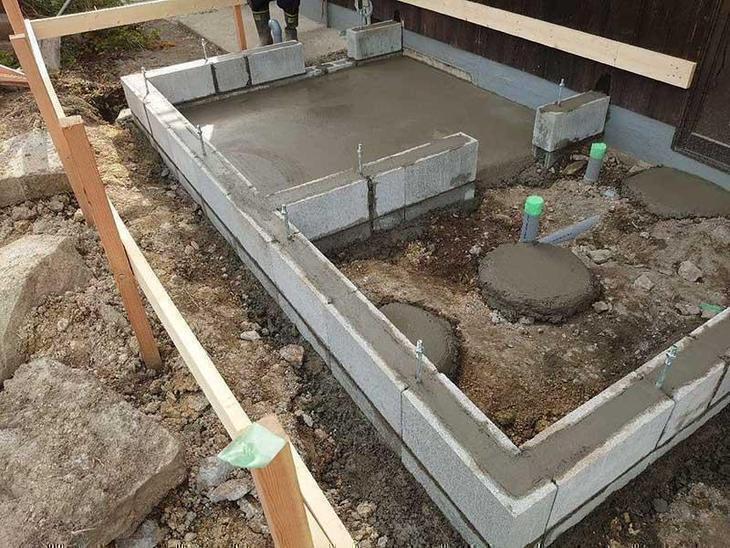 増築部分に基礎を施工しました！【湖東湖北店】山中・村島