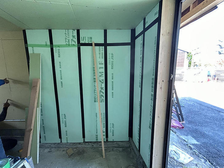 壁断熱を入れました【野洲店】中村