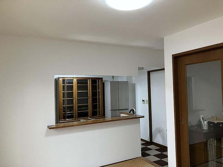 LDKのクロス貼り替え工事を行いました！お部屋が明るくなりました！【野洲店スタッフ】