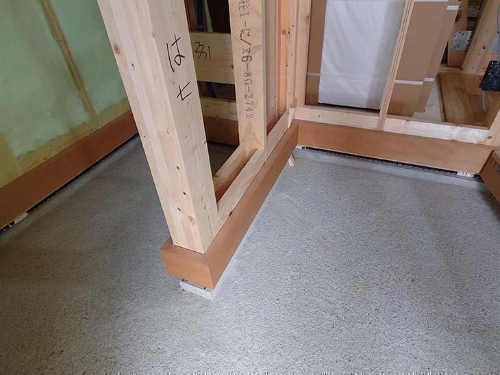 幅120ｍｍの框､付框を取付ました。【野洲店スタッフ】