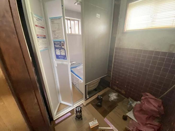 ユニットバスの組み立てをしました。【湖東湖北店スタッフ】