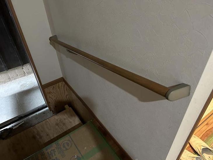 手摺を取り付けました。【野洲店】中村