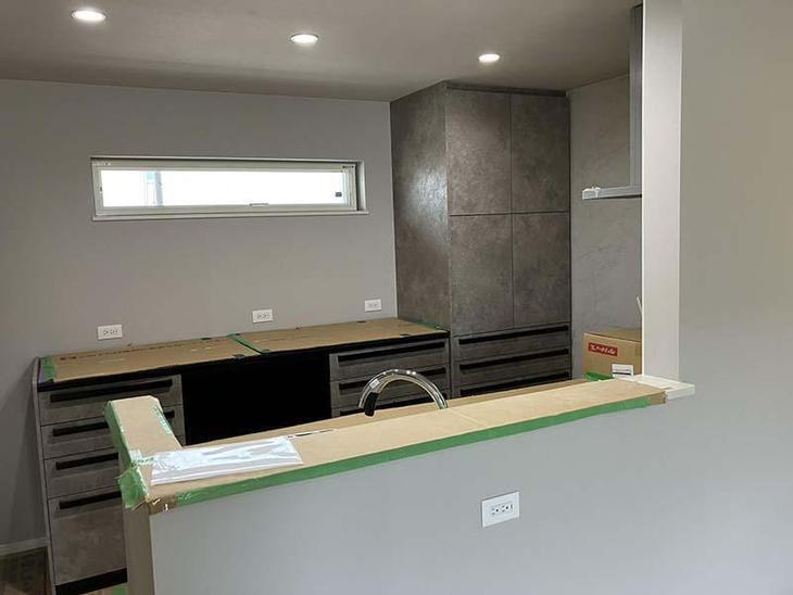 新しくキッチンを入れました！クリナップのセントロです。【湖東湖北店スタッフ】