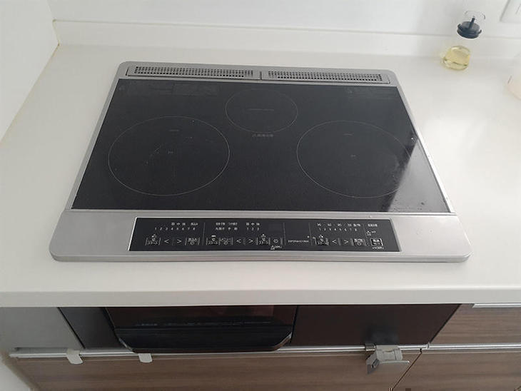 ガスコンロからIHクッキングヒーターに交換しました。【水口店スタッフ】