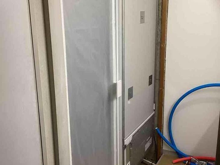 ユニットバスの組み立て工事をしています！TOTOのサザナという商品です。【湖東湖北店スタッフ】