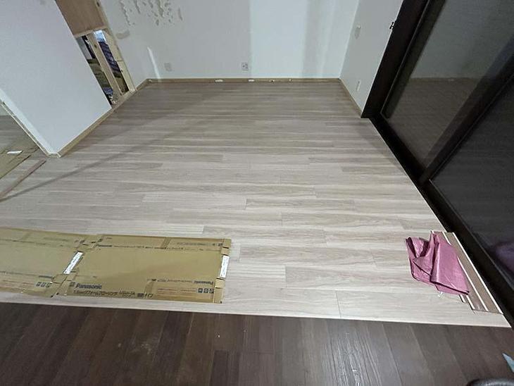 リフォームフロアを張りました【野洲店スタッフ】