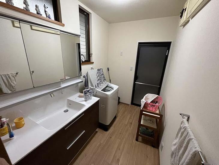 洗面所の内装工事を行いました！TOTOオクターブ【野洲店スタッフ】