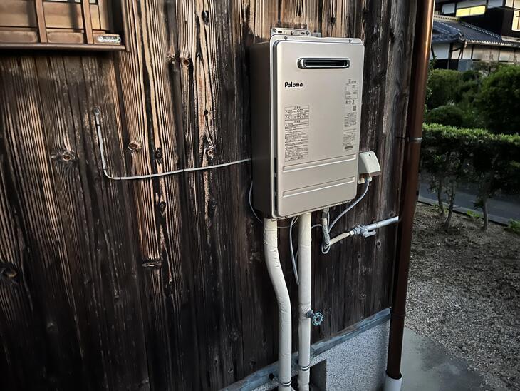 給湯器の交換を行いました！パロマ【野洲店スタッフ】