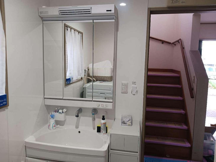 新しい洗面台を設置いたしました！【湖東湖北店スタッフ】