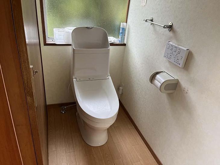 トイレ交換と、クッションフロアの貼り替えを行いました！【野洲店スタッフ】