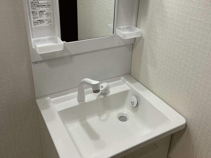 洗面台を新しくしました！TOTOのVシリーズという商品です。【湖東湖北店スタッフ】