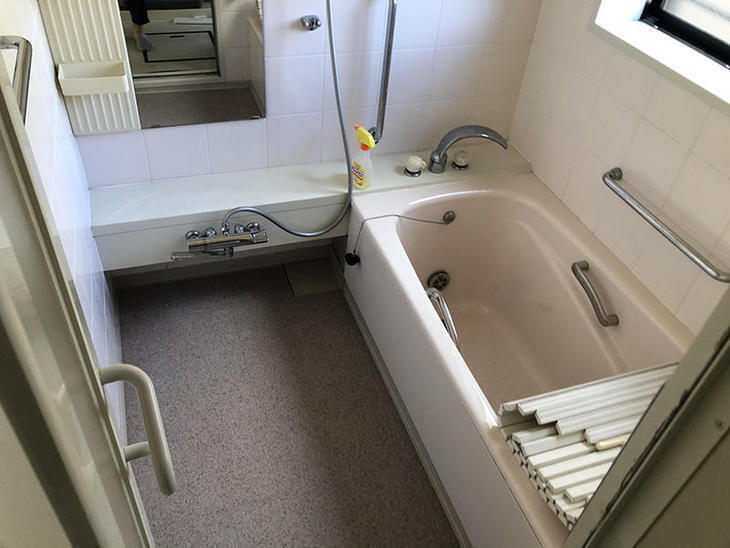 本日からお風呂工事着工です。安全に工事を進めていきます！【瀬田店スタッフ】