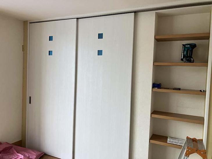 建具の取り付け工事を行っています！【野洲店スタッフ】