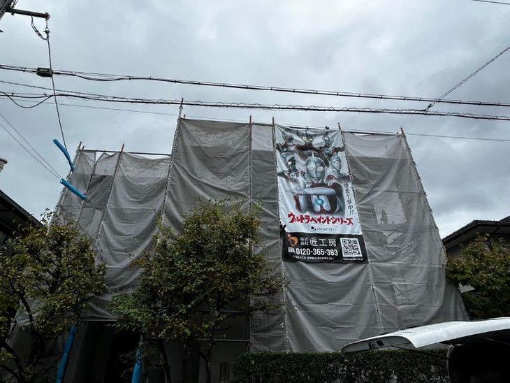 お家の外壁寿命を延ばすために外壁塗装をしています。【湖西店スタッフ】