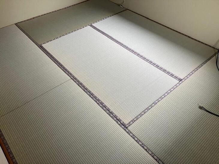 畳を表替えしました。新しいイグサが良い香りです。【湖西店スタッフ】