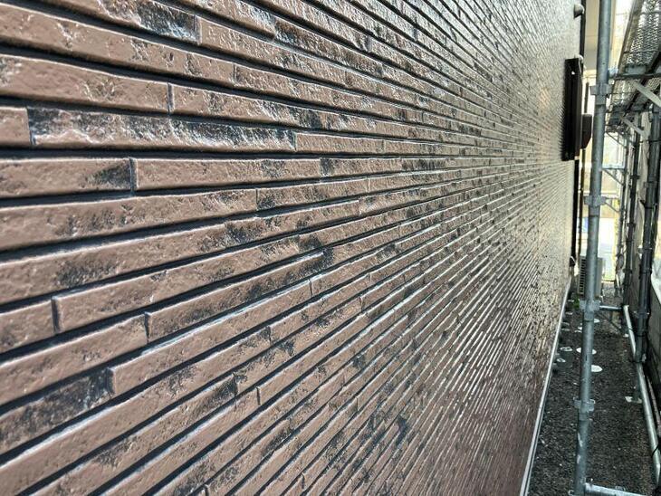 ガイソーウォール　無機リッチトーンにて外壁塗装を行いました。【湖西店スタッフ】