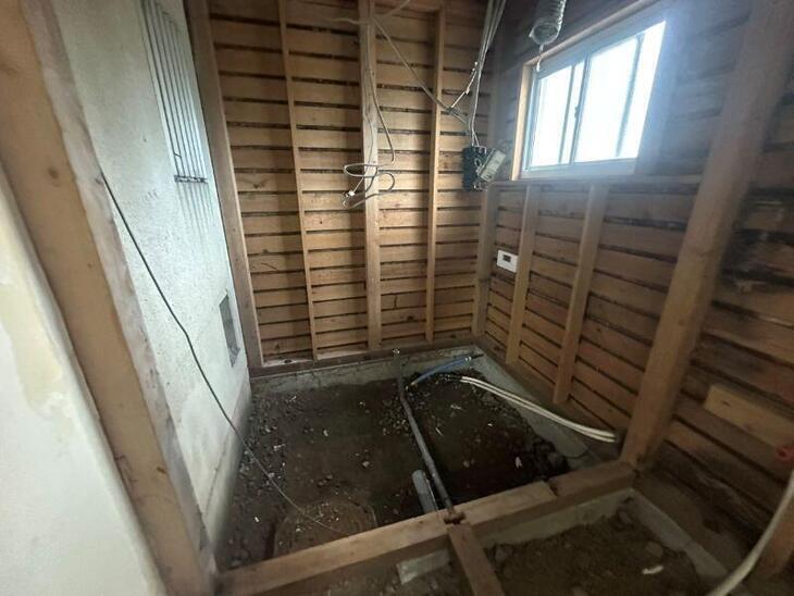 解体工事が無事に終了しました。いよいよカタチになっていく工程に入ります。【野洲店スタッフ】