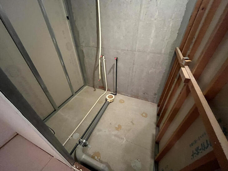 マンションの浴室解体完了！前よりお風呂大きくできるかなぁ…【野洲店スタッフ】