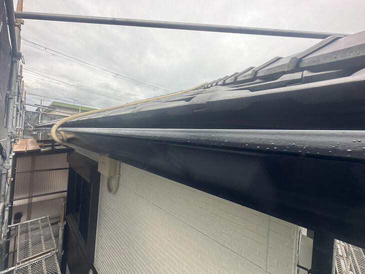 付帯部の塗装が終了しました！外壁も大事ですが、こういったところも大事だね✨【野洲店スタッフ】