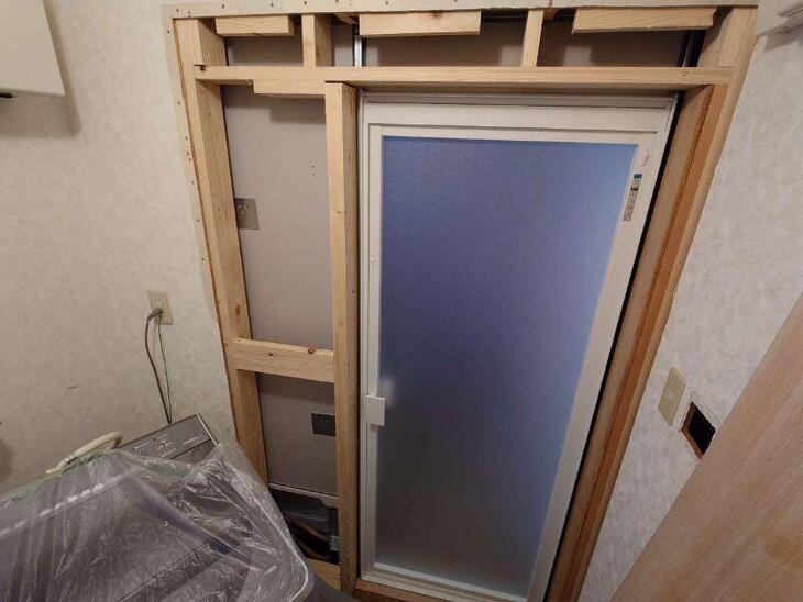 組み立ても終わり、電気、設備の接続が完了したので本日からお風呂入っていただけます！♨【野洲店スタッフ】