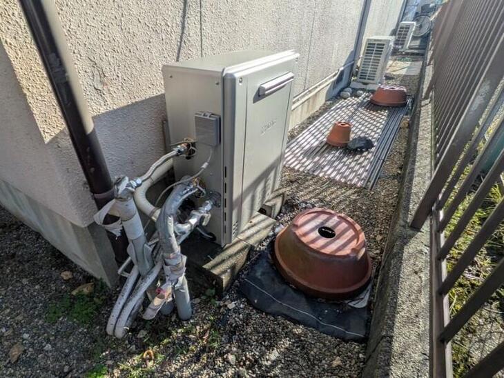 エコジョーズを交換無事完了しました！変な音も交換後に一切無くなりお客様も私も一安心です。【野洲店スタッフ】