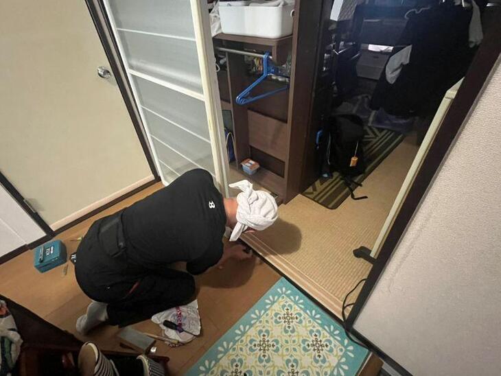 引き戸のレール交換を行いました！これで毎日の開閉も快適に行えます！【野洲店スタッフ】