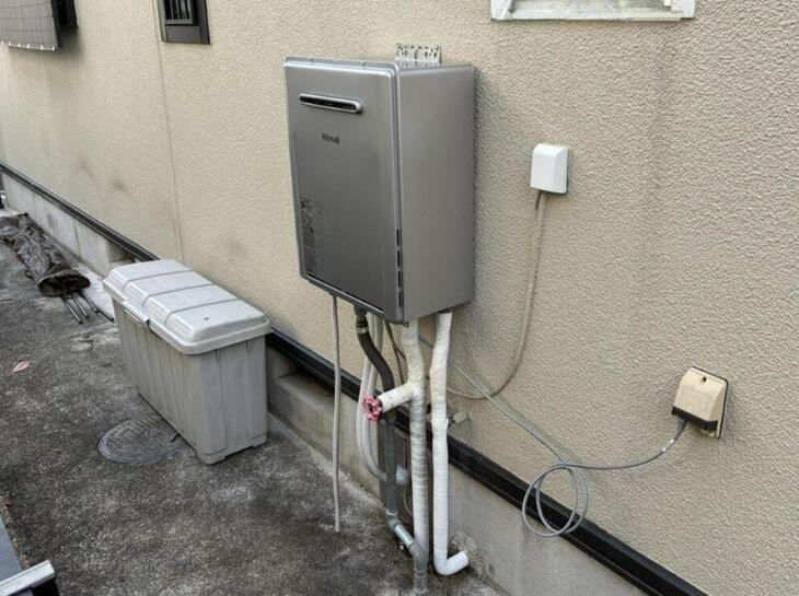 給湯器を交換しました。給湯器からエコジョーズに切り替えた為、今までよりさらにエコに使えるようになりました♪【湖西店スタッフ】