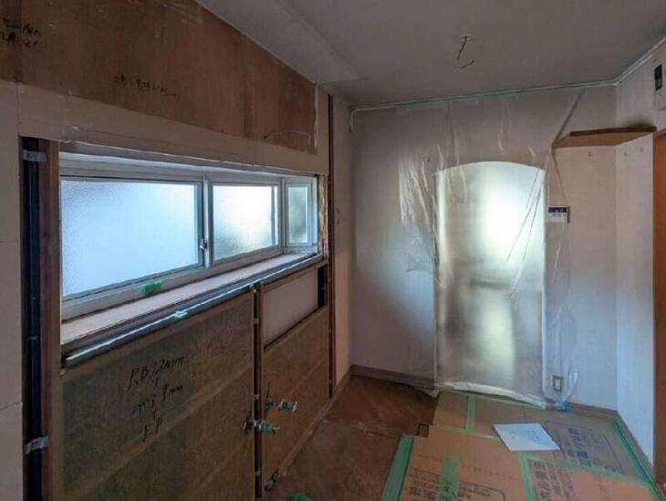 アスベスト解体の養生の様子です！【湖西店スタッフ】