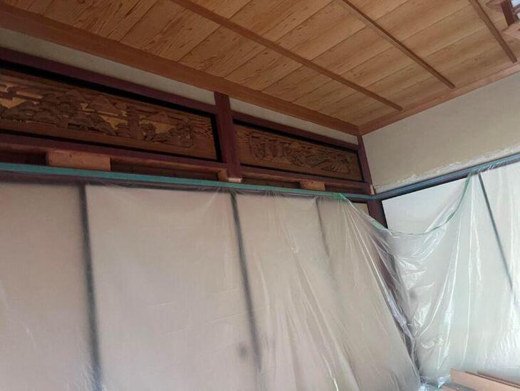 和室の一部の解体を行なっております。【瀬田店スタッフ】