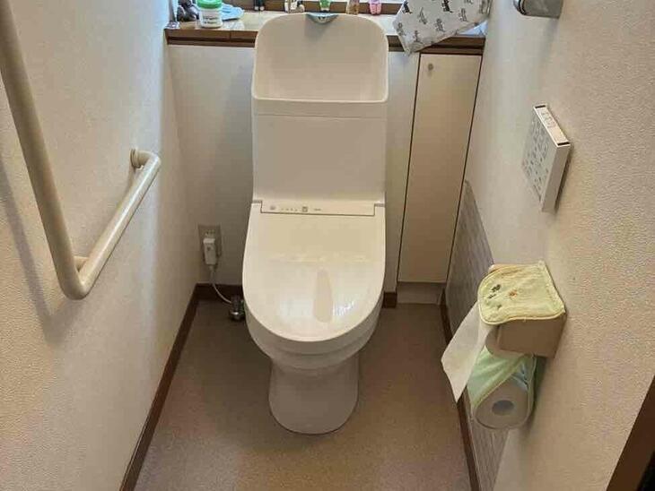 タンク一体型トイレの【TOTO：ZJ2】に交換しました！【彦根店スタッフ】