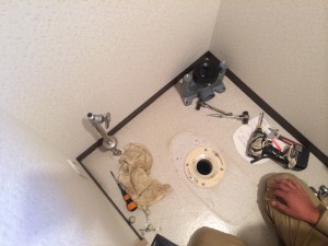 トイレ解体後