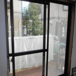 施工前 掃きだし窓