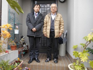 ご主人様と記念撮影