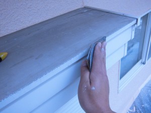 細部ケレン(削り)作業